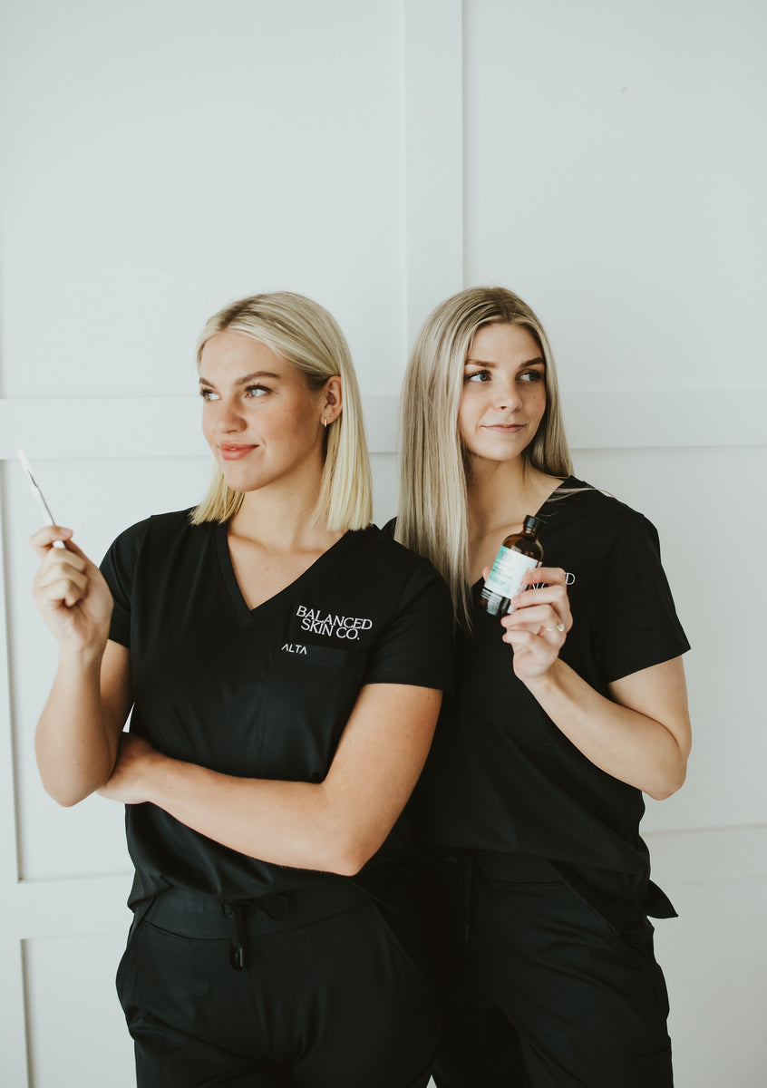 Sydney and Madee owners of Balanced Skin Co.